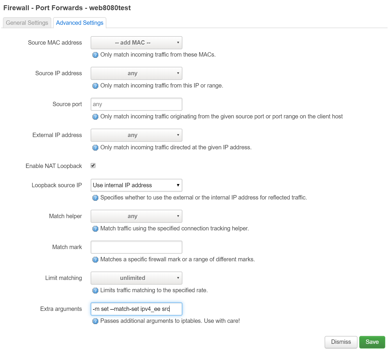 openwrt-extra-arguments